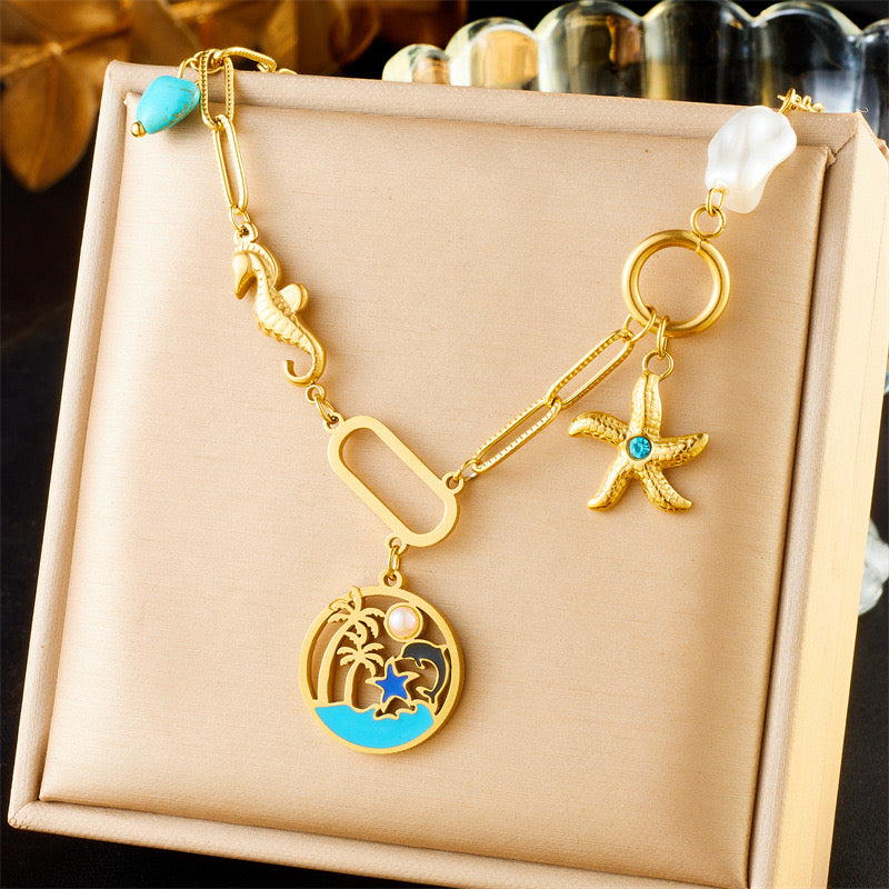 Hawaiian Starfish Necklace