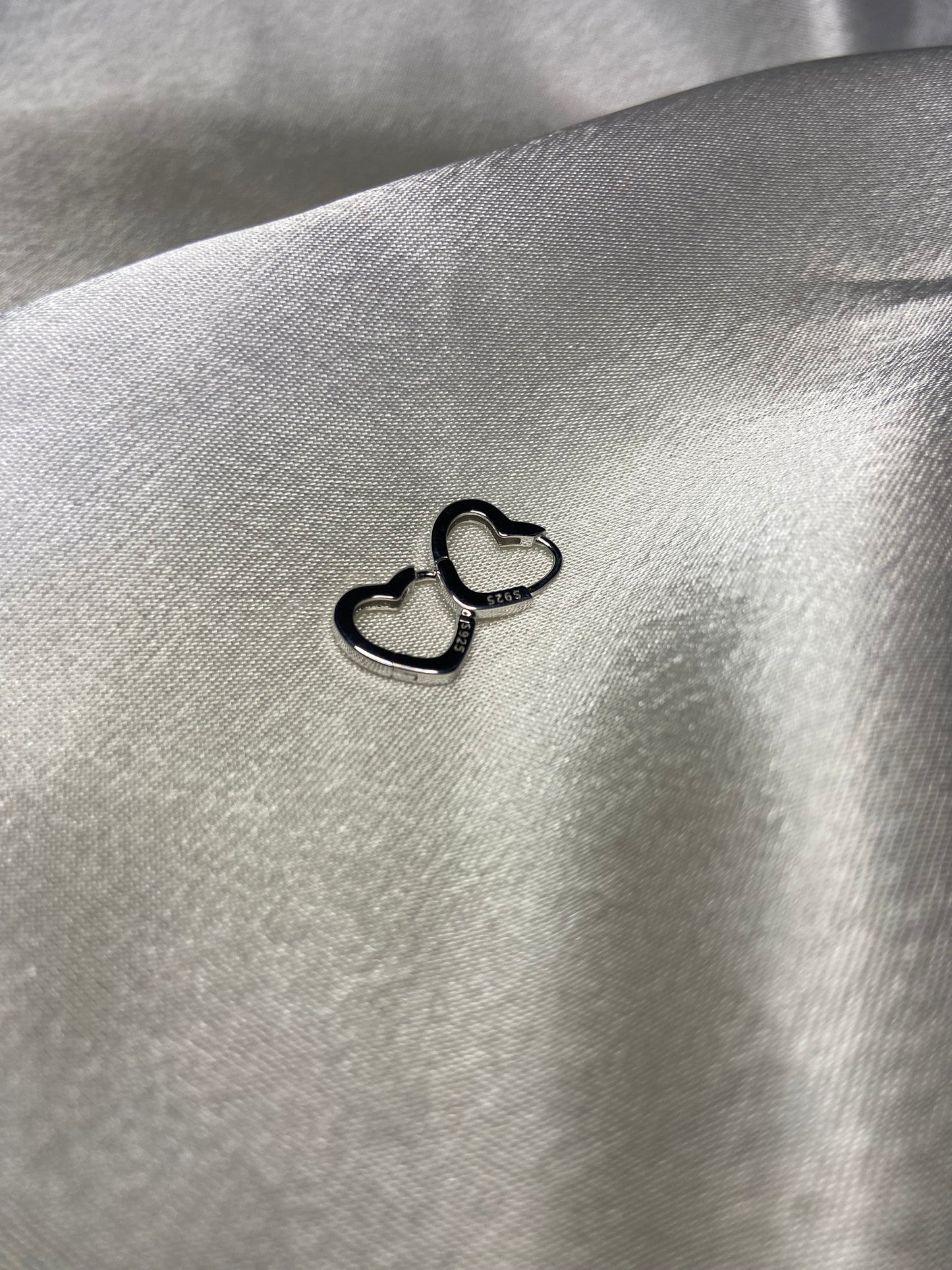 Little Heart Earring Plata 925