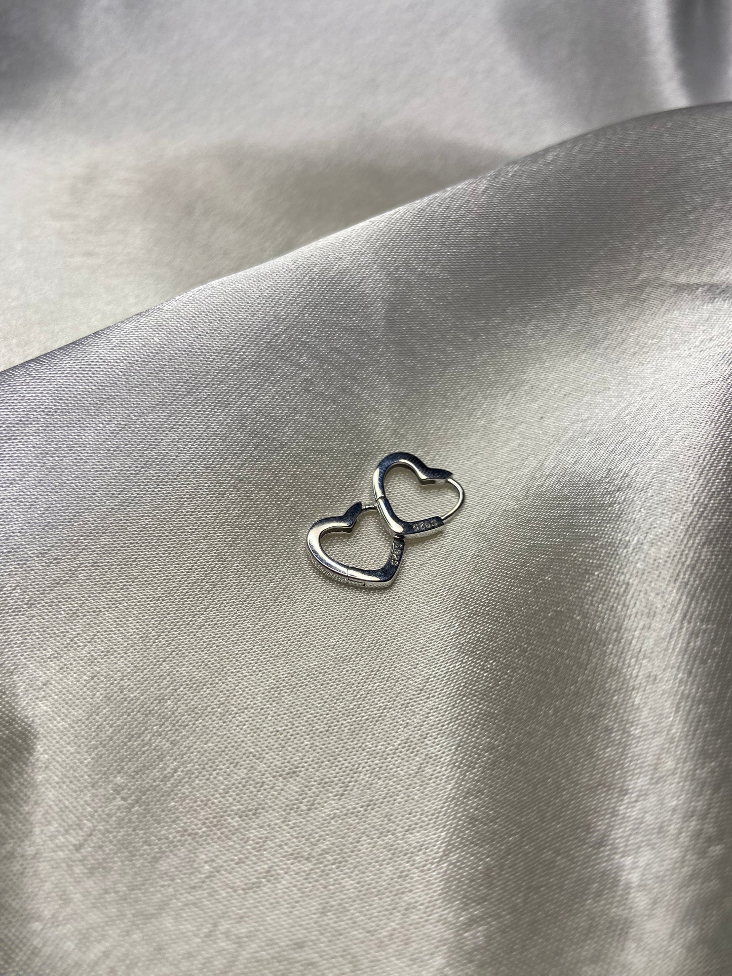 Little Heart Earring Plata 925