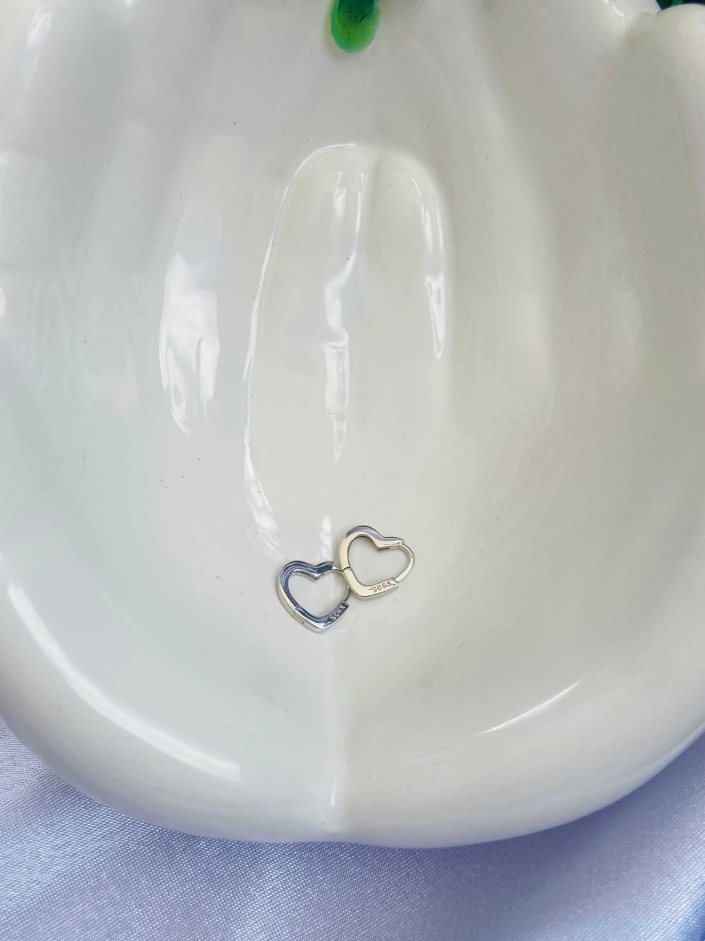 Little Heart Earring Plata 925