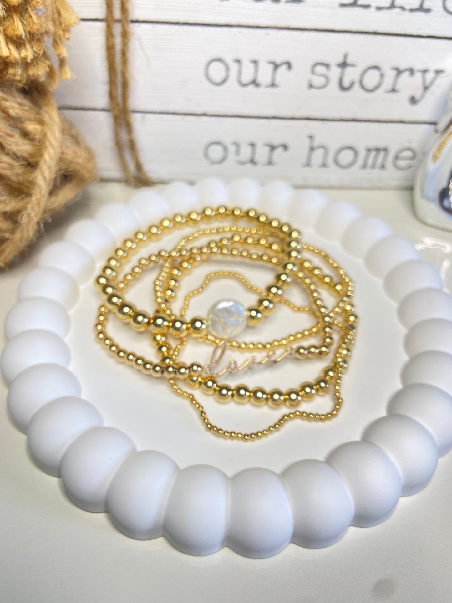 PEARL STACK BRACELETS