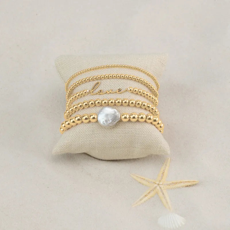 PEARL STACK BRACELETS