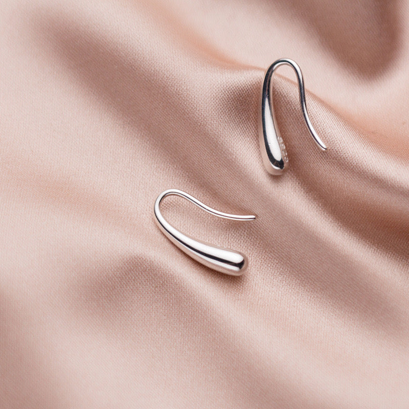 RAIN EARRING PLATA 925